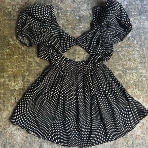 For Love & Lemons Anya Puff Sleeve Mini